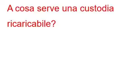 A cosa serve una custodia ricaricabile