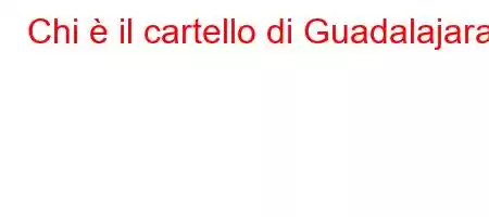 Chi è il cartello di Guadalajara?