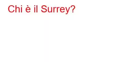 Chi è il Surrey?