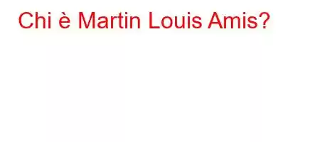 Chi è Martin Louis Amis?