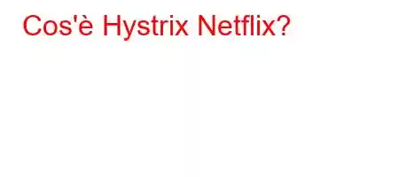 Cos'è Hystrix Netflix?