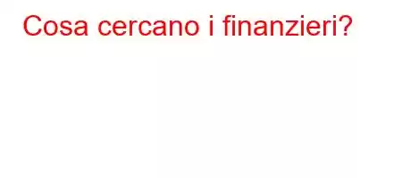 Cosa cercano i finanzieri?