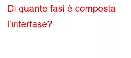 Di quante fasi è composta l'interfase