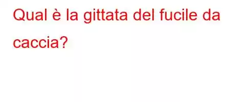 Qual è la gittata del fucile da caccia?